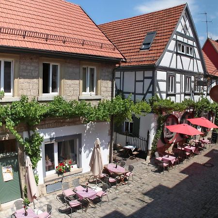 Weinhotel Oechsle & Brix Sommerhausen Bagian luar foto